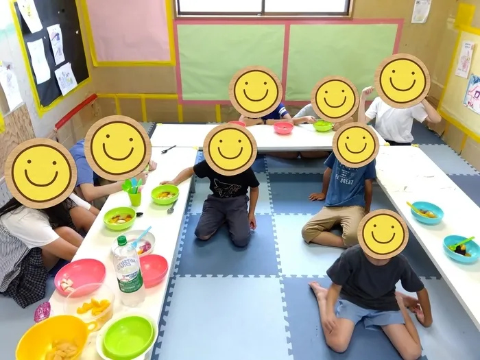 発達サポートＩＭＥトレーニング北上1号館/今日は手作りおやつ(フルーツポンチ)の日でした