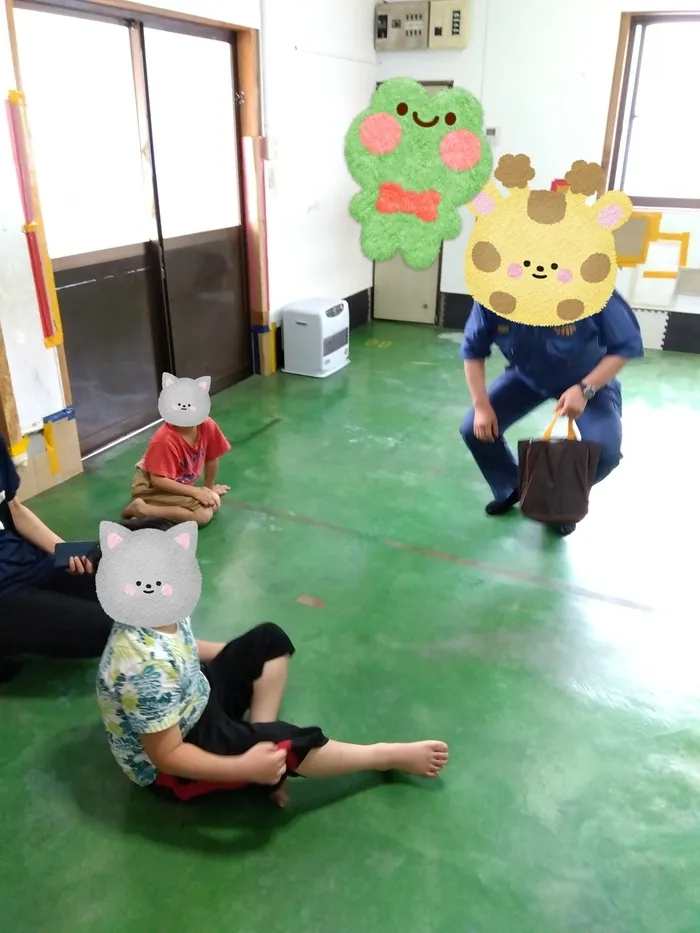 発達サポートＩＭＥトレーニング北上1号館/消防士さんが来たよ！！！