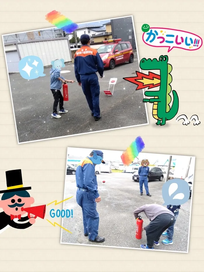 発達サポートＩＭＥトレーニング奥州2号館/☆消防訓練を行いました！☆