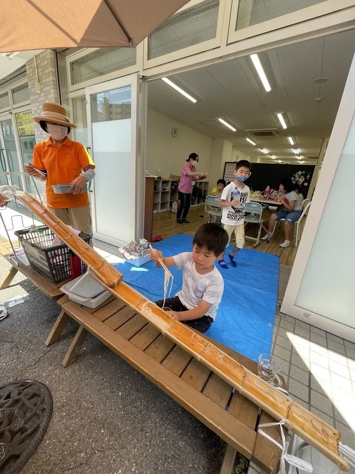 放課後等デイサービス　ウィズ・ユー広島/～流しそうめん～