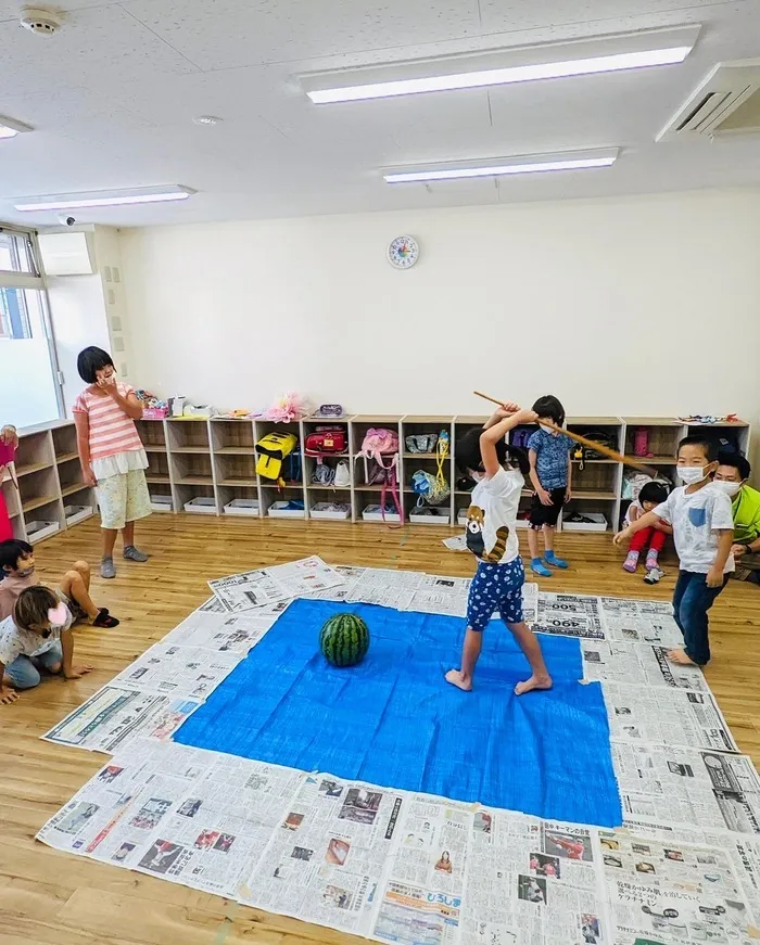 放課後等デイサービス　ウィズ・ユー広島/〜すいか割り〜