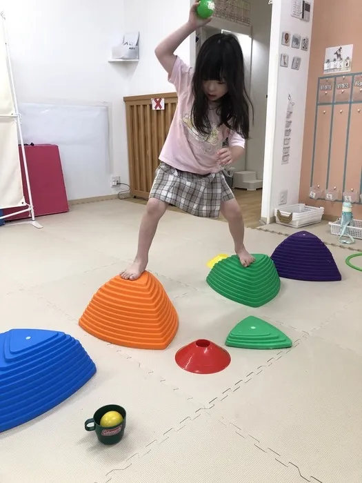 個別療育のゆめラボ 府中教室【空きあり！見学・体験受付中！！】/バランスストーン🍀
