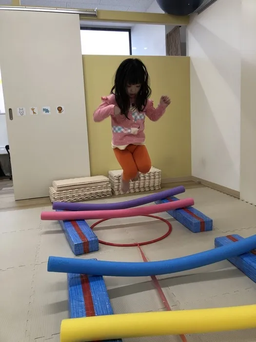 個別療育のゆめラボ 府中教室/フープジャンプ😎