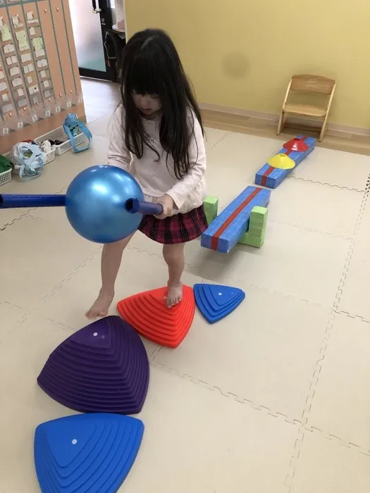 個別療育のゆめラボ 府中教室/ボール運び⚾️