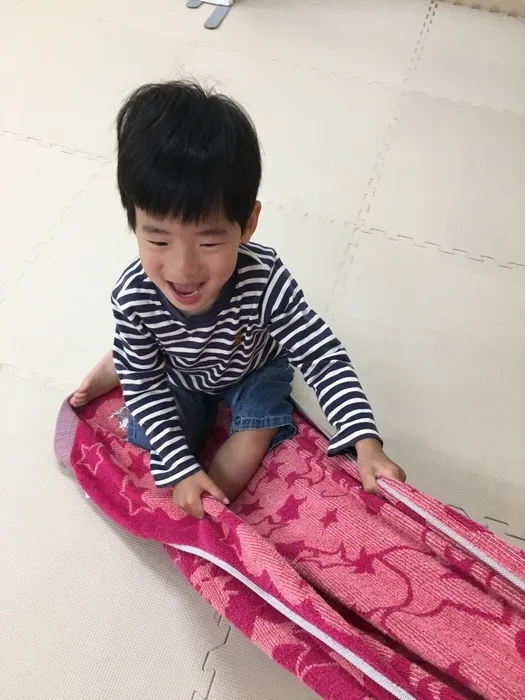 個別療育のゆめラボ 府中教室/シーツそり🛷
