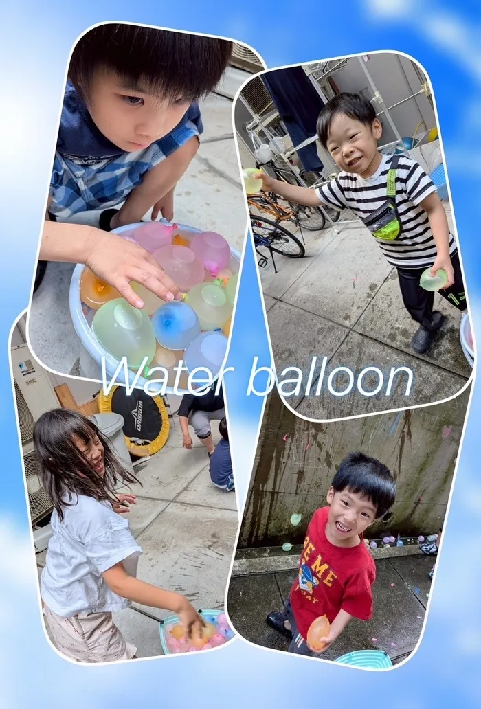 児童発達支援　わんだー/水遊び〜🫧水風船🫧〜