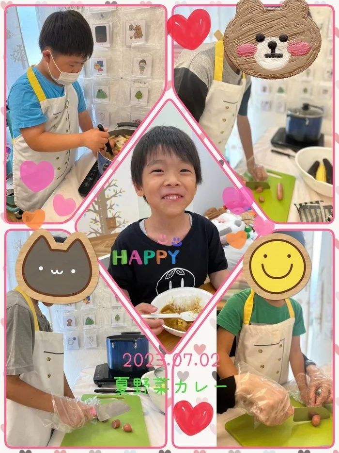 児童発達支援　わんだー/キッズレストラン『夏野菜カレー🍛』