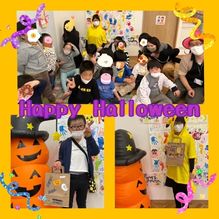 児童発達支援　わんだー/ハロウィン👻🎃紙袋工作🛍✂️