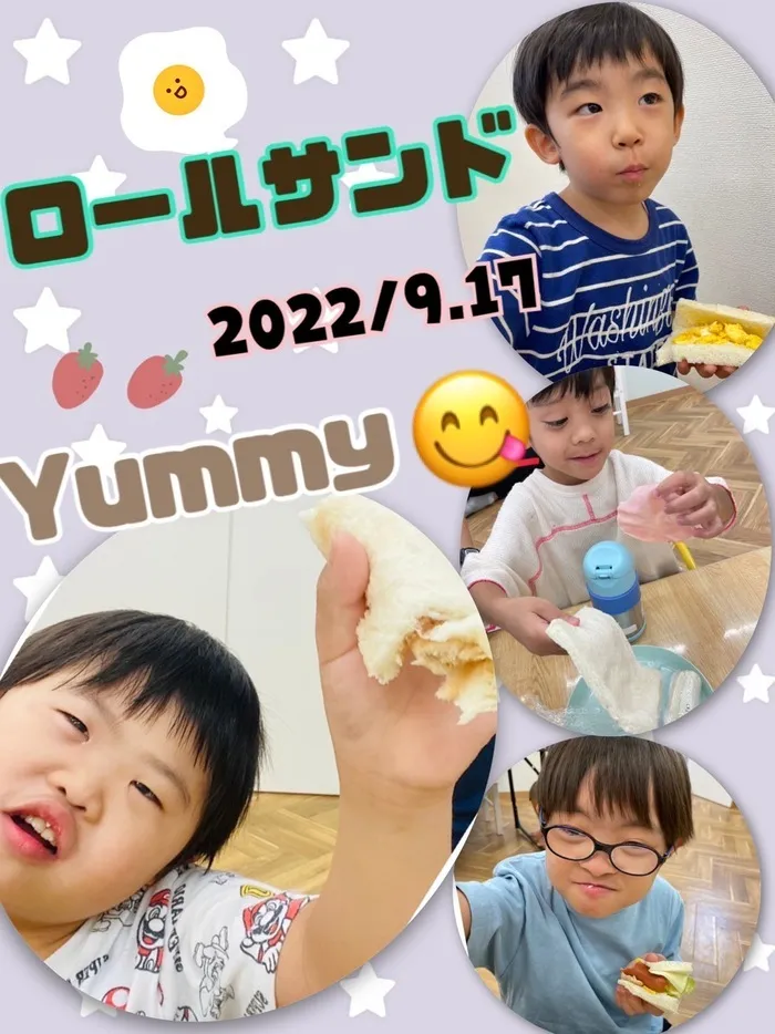 放課後等デイサービス　わんだー/ランチクッキング👩‍🍳🧑‍🍳〜ロールサンド〜🥪