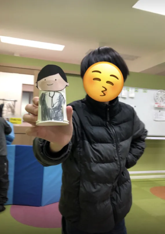 ブロッサムジュニア仙台木町教室/紙コップ着せ替え👗✨