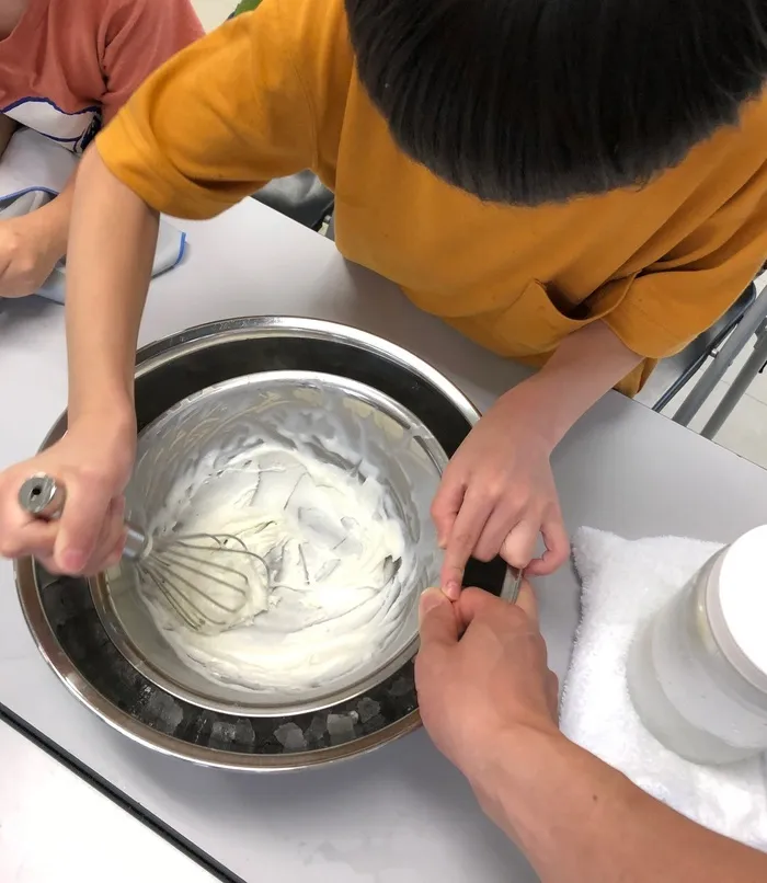 ブロッサムジュニア仙台木町教室/アイスクリームづくり🍦