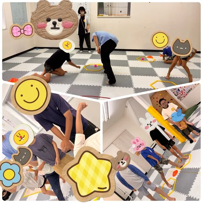 児童発達支援・放課後等デイサービスすたーりー/たくさん集めよう🎶ボール集めゲーム👾