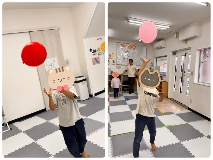 児童発達支援・放課後等デイサービスすたーりー/風船運びリレー🎈⸒⸒