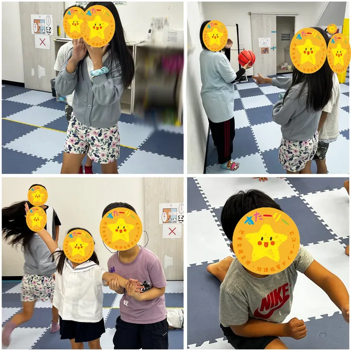 児童発達支援・放課後等デイサービスすたーりー/ボールだるまさんが転んだ🙈⭐️