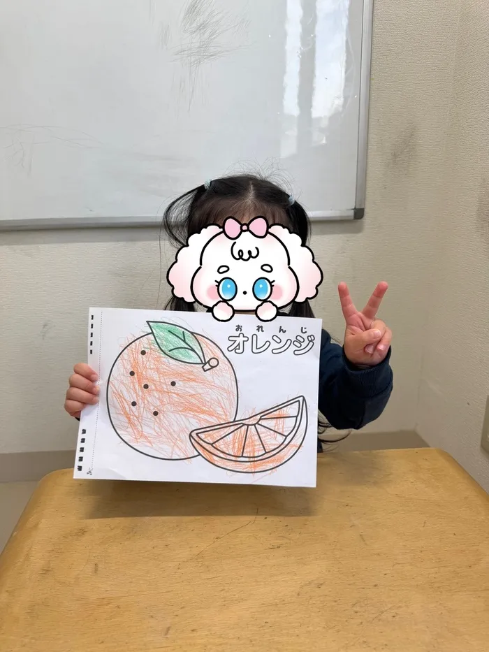 てらぴぁぽけっと　市が尾教室/塗り絵🖍️🌈