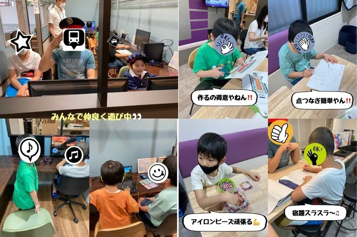 放課後等デイサービス トレインキッズ～電車好きの子ども達が集まる放課後デイ～/電車のペーパークラフトやマイクラで遊びました！