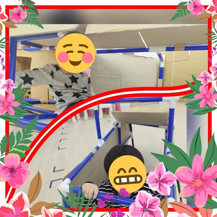 きっずあいらんど川崎渡田教室/ダンボール製作📦