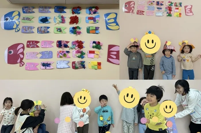 ナトゥラーレはぐはぐ西久保/こいのぼりとかぶとをつくったよ！