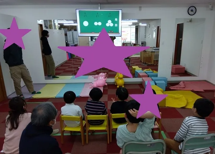 い～らいふじゅにあ/集団活動「よーく見て、数えよう👀」