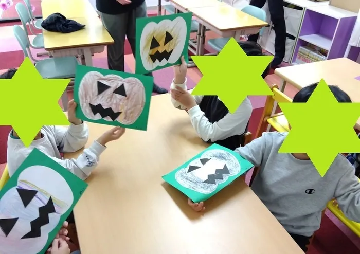 い~らいふじゅにあ/集団活動「ハロウィンの制作🎃」