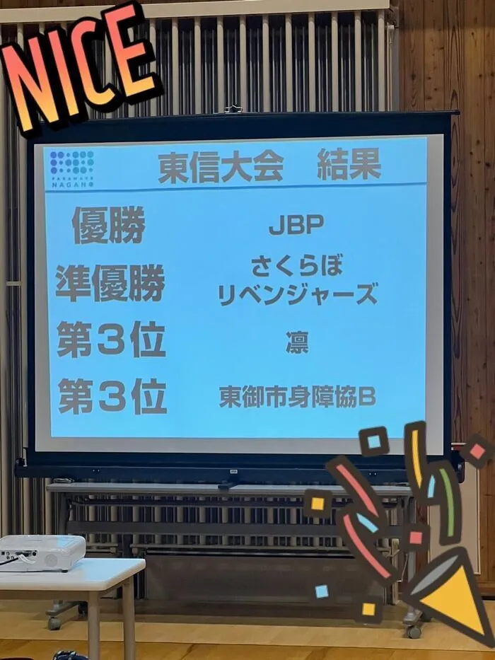 さくだいらキッズらぼ岩村田教室/【準優勝】ボッチャ大会＠東信大会