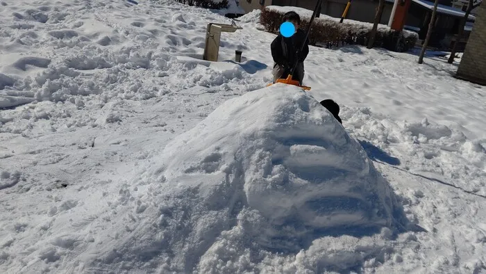 さくだいらキッズらぼ岩村田教室/雪+こども=無限の発想