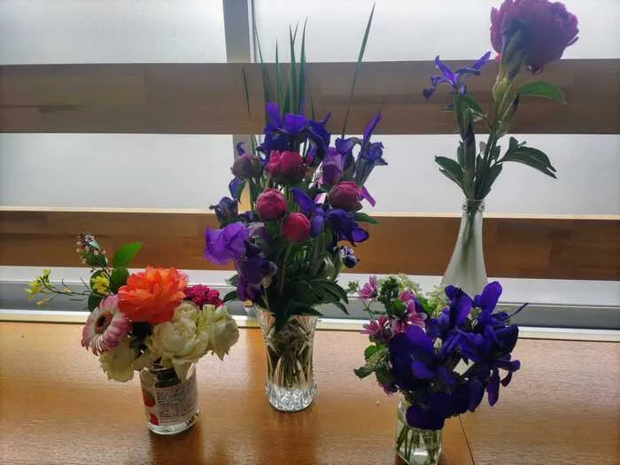 さくだいらキッズらぼ岩村田教室/お花を頂きました❀