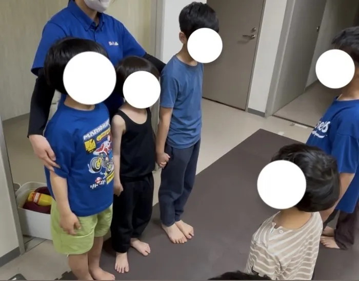 児童発達支援・放課後等デイサービス　LUMO江上校/元気な挨拶