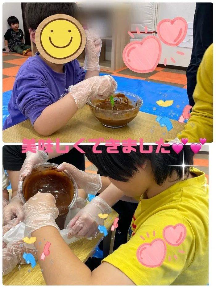 児童発達支援・放課後等デイサービス【HIYOKO SPORTS富沢教室】/ガトーショコラ作り💕🍫