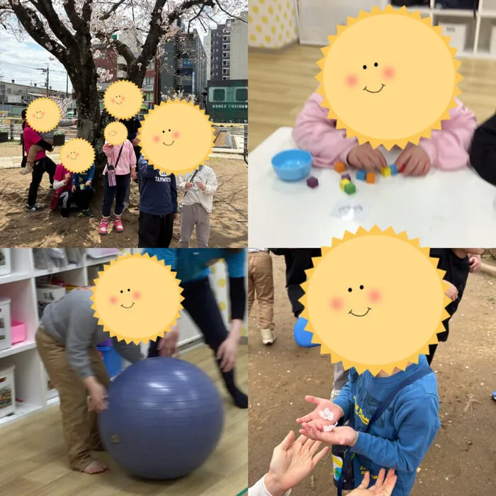キッズフロンティアⅢ番館/お散歩☆積み木☆中当て