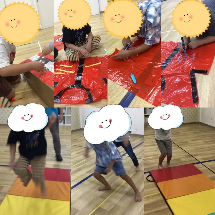 キッズフロンティアⅢ番館/体力測定⭐︎縁日の準備
