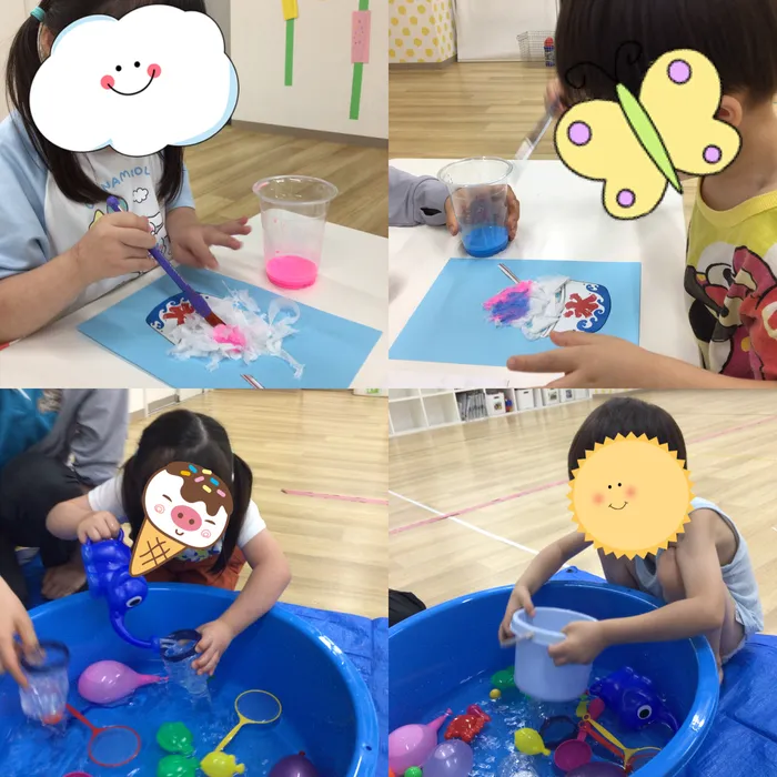 キッズフロンティアⅢ番館/水遊び☆かき氷製作