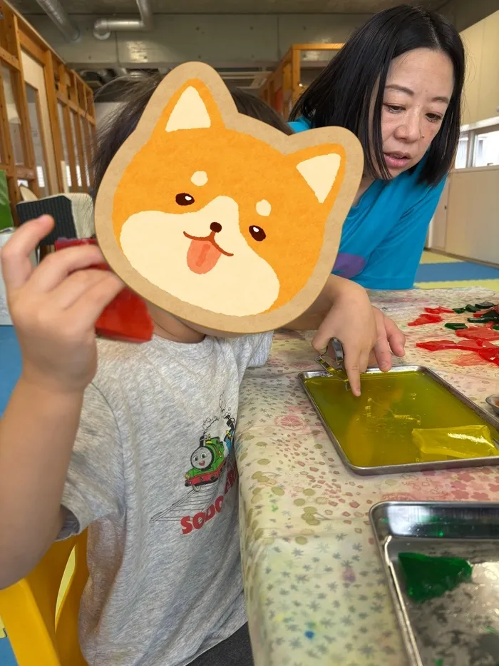 スパーク稲城オレンジ/寒天遊び✨