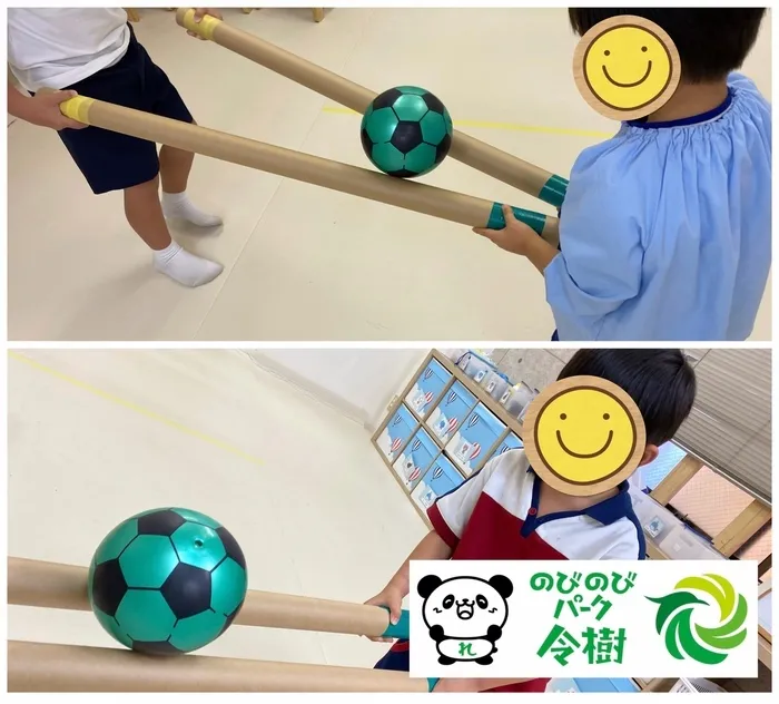 のびのびパーク令樹/ボール運び⚽️