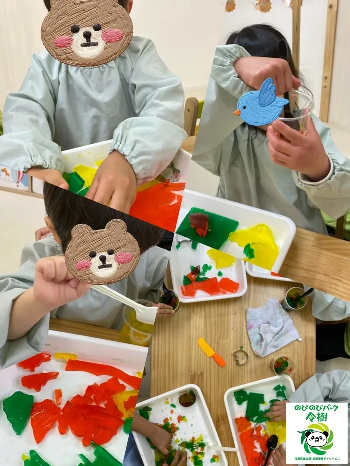 のびのびパーク令樹/感触遊び🥣