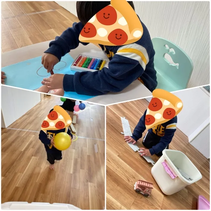 ステラスカイ/雪だるまのシール貼り