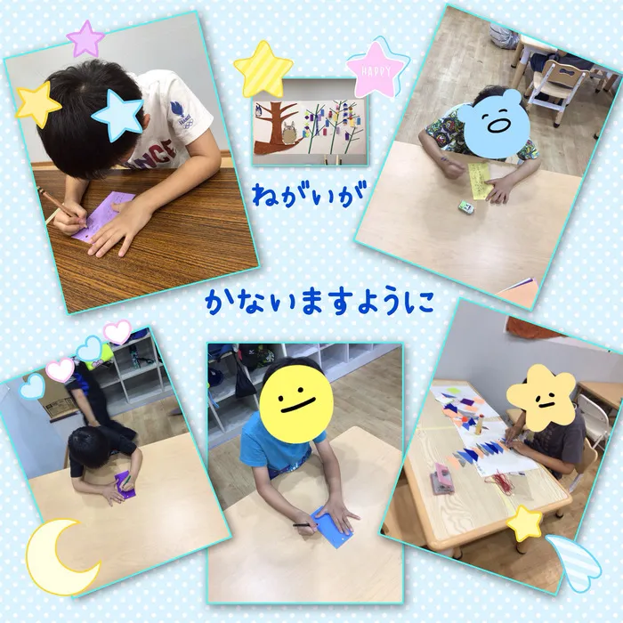 ステラスカイ/星に願いを⭐️壁面作り