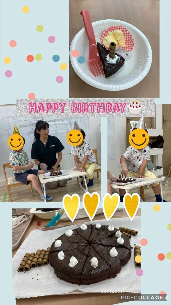 ヨリドコロ横浜東神奈川/お誕生日会～手作りガトーショコラケーキ～🎈