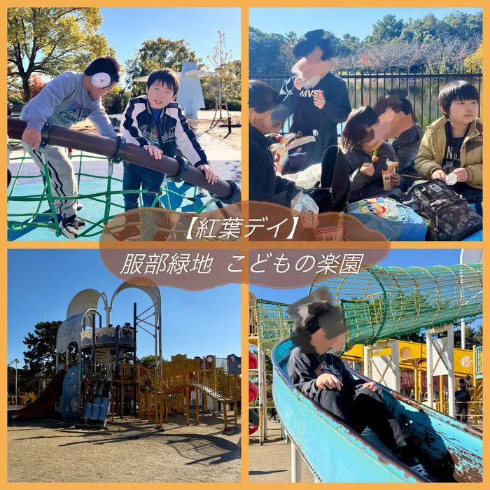 ミライエきっず真田山/🍁紅葉デイ in 服部緑地🌳
