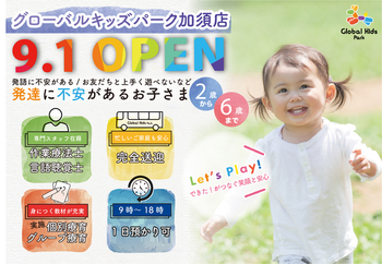 【完全送迎/1日お預かりできます!】グローバルキッズパーク加須店