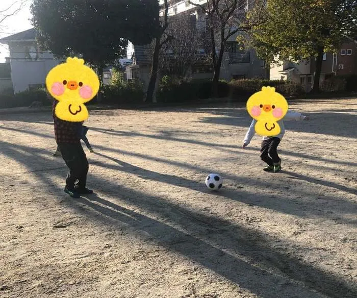 アネラ森孝/サッカーをしました