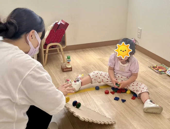 てらぴぁぽけっと　越谷大袋教室/【積み木コロコロ】