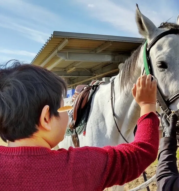 児童発達支援・放課後等デイサービスSketch book/海岸公園馬術場に行きました🐴😃🖐️