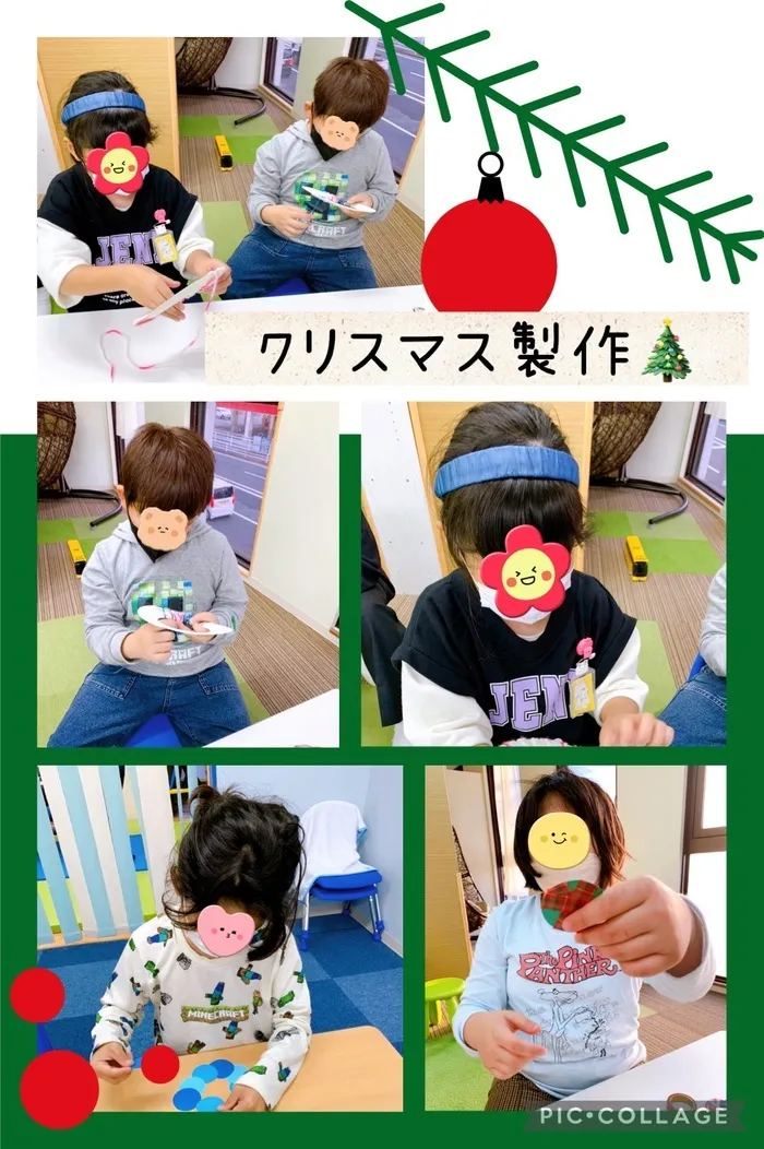 ブロッサムジュニア小倉霧ヶ丘教室/クリスマス製作🎄