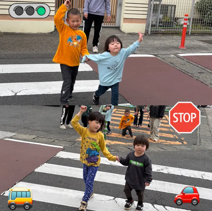 こぱんはうすさくら岐阜六条教室/交通安全教室🚥
