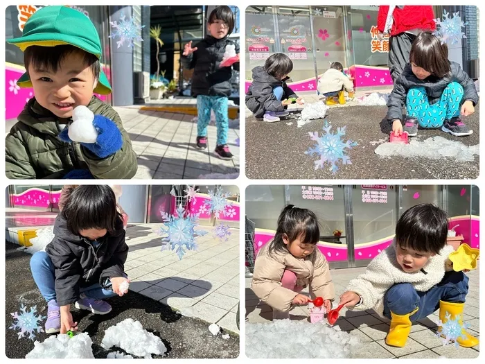 こぱんはうすさくら岐阜六条教室/雪遊び☃️