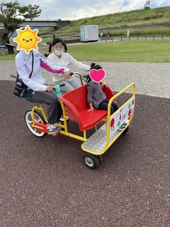 こぱんはうすさくら岐阜六条教室/公園で自転車遊び②