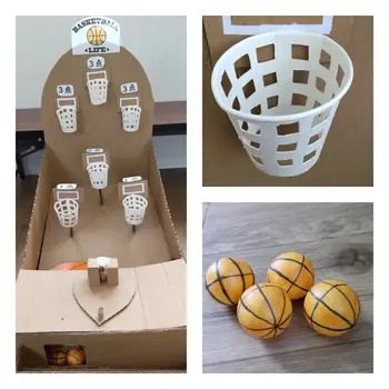紙ヒコーキ/製作したもので遊ぼう ⑦「バスケットボール」