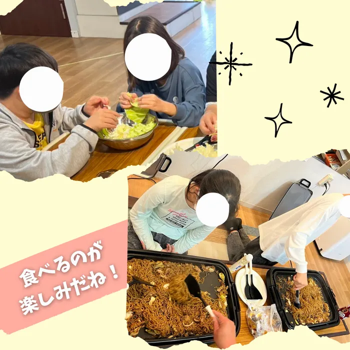 ぴりか/焼きそば作り🍳
