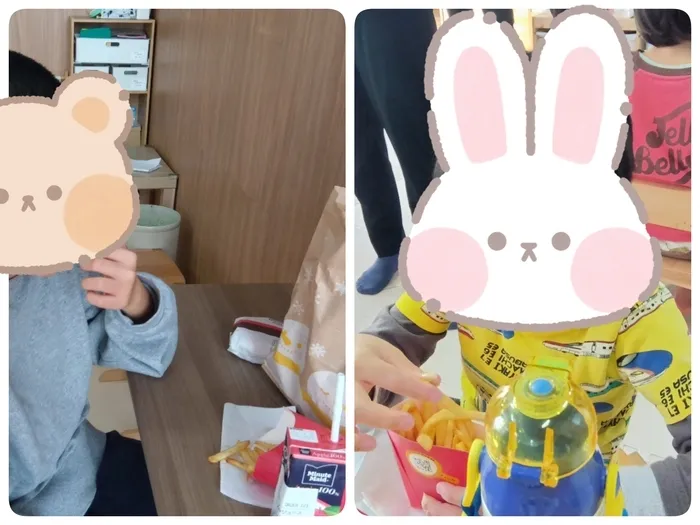 児童発達支援・放課後等デイサービス　いきるちから1/お楽しみ🍔